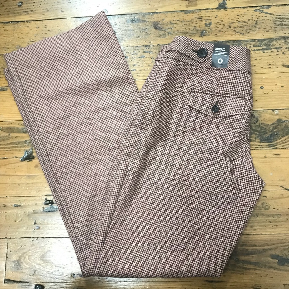 NWT plaid flare pants